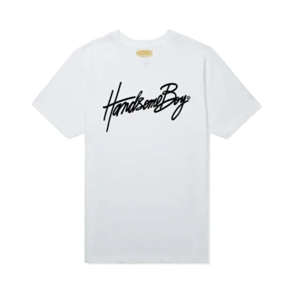 Handsome Boys Club Hancock Script T Shirt White (1)