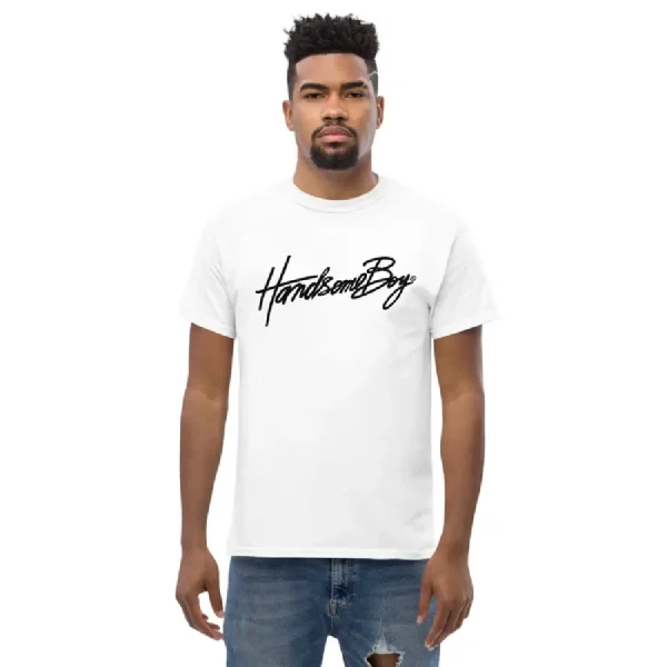 Handsome Boys Club Hancock Script T Shirt White (2)